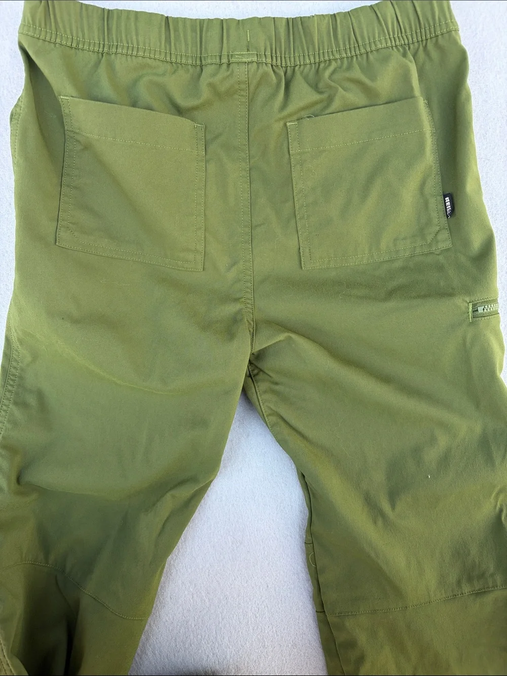 REI Olive Green Cargo Jogger Pants
